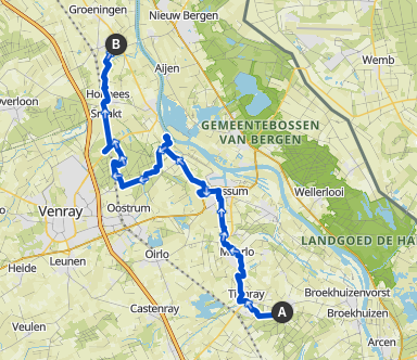 The leg we've created for walking from Swolgen to Vierlingsbeek